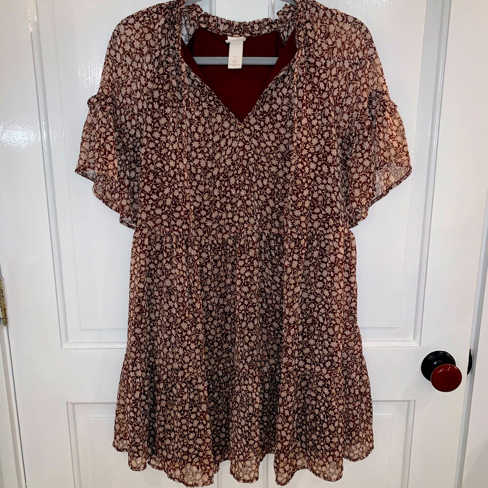 H&M Short Chiffon Dress size 4